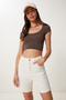 Bermuda Denim Shorts Cream Lut0017 - 3