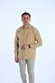 Dnt Long Sleeve Linen Shirt Cream