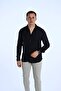 Dnt Long Sleeve Wrinkle Shirt Black