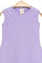 Girl's 100% Cotton Set of 2 Sleeveless Camisole Lilac and Babydoll Dress - 5