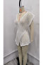    Women's Double Breasted Detail Openwork Knitwear Pareo - 7