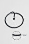 Gray Hematite Stone Adjustable Men's Steel Triple Bracelet Set - 4