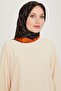 Classic Patterned Sura Pure Silk Scarf 9239D 80