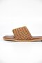 Joyce Women's Hand Knitted Tan Slippers - 5
