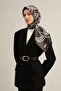 وشاح كلاسيكي منقوش ساف حرير سورا 9333D 85 - 3