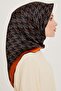 Classic Patterned Sura Pure Silk Scarf 9239D 80 - 2