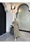 Women's Layered Long Slim Summer Modal Dress - 4