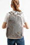 Unisex Waterproof Imported Crinkle Fabric School Business and Travel Backpack with Laptop Compartment
