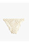 Polka Dot Patterned Bikini Bottom