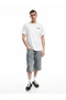 Embroidered Short Sleeve Crew Neck Cotton Regular Fit T-Shirt - 2