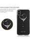 GloMax Case for Apple iPhone X Crystals design - Silver - 3