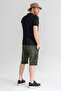 Men's Khaki 5 Pockets Outdoor Cargo Capri Shorts Breathable Lycra Fabric - 4