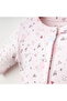 Baby 2-Piece Set Cloud Patterned with Cuffs and Clips 100% Cotton Fabric - 2