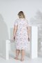 Angelique Bamboo Short Sleeve Plus Size Women's Dress 22525 - 5