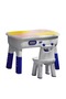 Blue Children's Activity Table and Chair Set – 12-24 Months, Ergonomic Design - 2