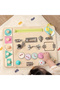 Placa senzoriala din lemn tip Montessori, multiple activități interactive - 4