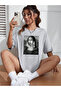 Unisex Men/Women Monalisa Custom Printed Oversize Cotton T-Shirt - 4
