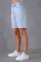 High Waist Comfortable Fit Above Knee Denim Shorts Jeans Shorts 70367 - 7