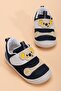 Şirinbebe Orthopedic Baby Boy First Step Shoes Navy Blue Velcro Anorak