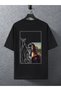 Unisex Men/Women Mona Custom Printed Oversize Cotton T-Shirt - 2