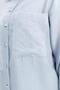 Blue-Fisto Detailed Large Pocket Shirt - 5
