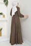 Lian Woven Viscose Dress 1539 - Brown - 6