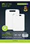 2pcs Cutting Board Kitchen, Plastic Chopping Board RF12821 Non-Slip, Juice Grooves - 2