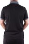 Twister 2305 Black Casual Short Sleeve Regular Cut Cotton Polo Neck Men's T-Shirt - 4