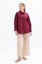 Cherry-Flower Embroidered Poplin Shirt - 2