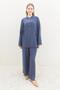 Indigo-Tie Detailed Trousers Suit - 2