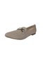 Women's Beige Front Buckle Detailed Knitwear Ballerinas - 2