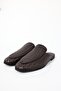 شبشب محبوك من الجلد البني 34310 - 4