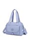 Crinkle Fabric Women's Bag Bc 1122 - Lilac - 2