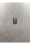 Silver Color Tarot Card Model Crab Zodiac Sign Steel Necklace - 2