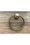 Ring Antique Yellow Pendulum Luxury Furniture Handle Kitchen Cabinet Drawer Handle Models - 5 Pcs - 4