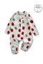 100% Cotton Baby Girl Booties Jumpsuit - 2