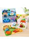 Montessori 3D Educational Learning Wooden Profession Puzzle Set with Writing Board and Pen-Doctor - 5