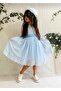 Begonya dress with hat for special occasion celebrations for babies