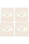 4Pcs Rice Milk Soap (4x65G), Thailand Rice Handmade Soap, Face & Body Cleaning Rice Soap