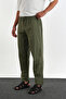 Hambez Sports Sweatpants Comfortable Fit Linen Look Unisex Model Size Range (M-6Xl) (Khaki) - 2