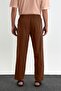 Hambez Sports Sweatpants Comfortable Fit Linen Look Unisex Model Size Range (M-6Xl) (Brown) - 4