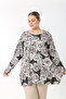 Women's Summer Long Sleeve Plus Size Tunic - 2