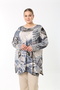 Women's Summer Long Sleeve Plus Size Tunic - 4