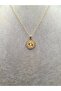 Gold Color Round Model Pisces Steel Necklace - 2