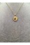 Gold Color Round Model Taurus Steel Necklace - 2