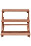 3-Tier Plant Stand Cedar Wood 48x45x40 cm - 2