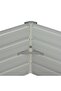 Raised Garden Bed 129x129x45 cm Galvanised Steel Green - 5