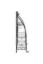 Flower Rack Black 56x30x96 cm Steel - 4