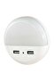 StarTech Durable Battery Powered LED 2-USB Sensor Night Light White