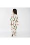 Tropical Garden Theme Kids Jalabiya - Botanical Print and Round Neckline Jalabiya - 3